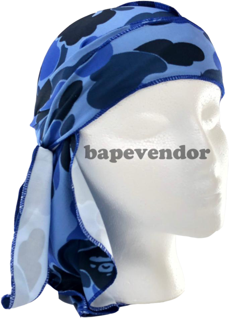 Blue Camo Durag - Scarf (1024x1024), Png Download