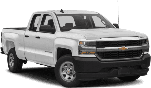 New 2019 Chevrolet Silverado 1500 Ld Wt - 2019 Gmc Sierra White (640x480), Png Download
