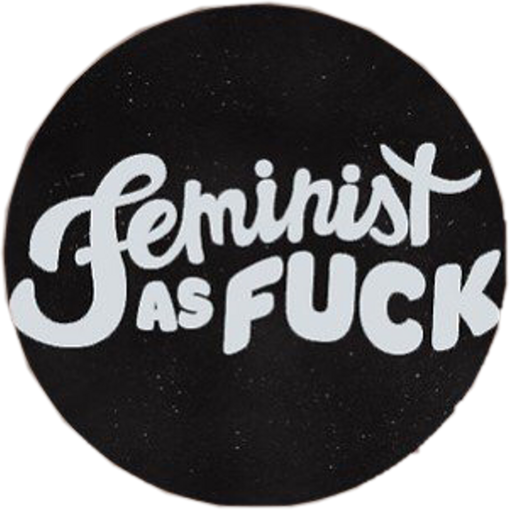 Feminist Feminism Female Woman Equality Aesthetic Freet - Circle (1024x1024), Png Download