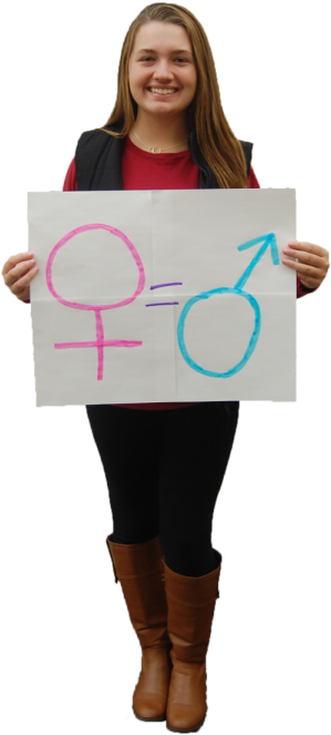Toxic Feminism Is Not True Feminism - Girl (597x900), Png Download