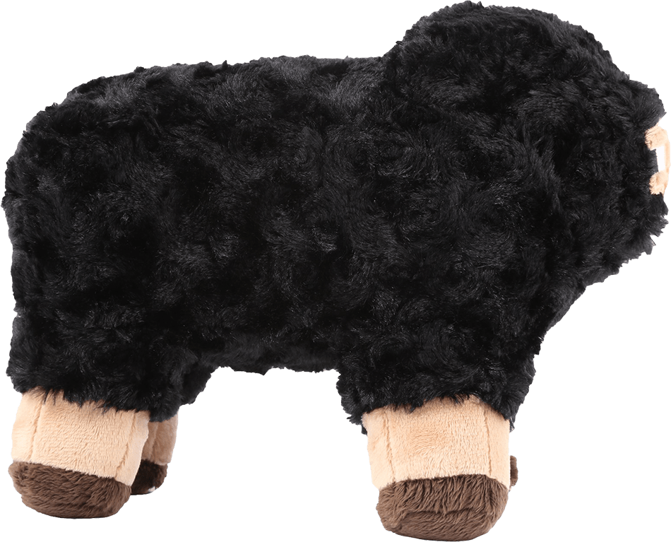 10'' Black Sheep Plush - Stuffed Toy (950x767), Png Download