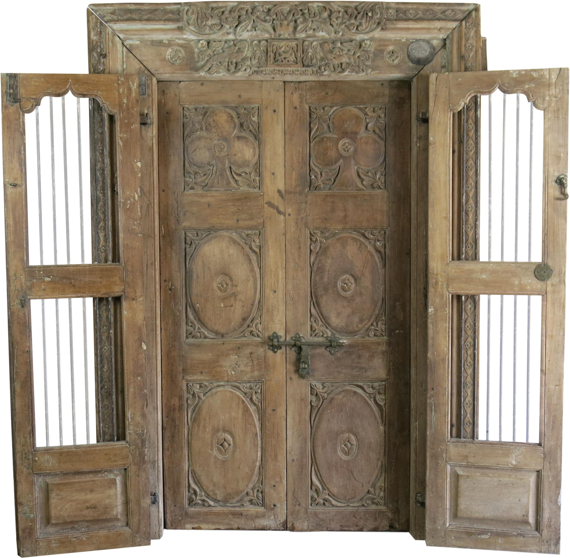 Drawn Doorway Cupboard - Home Door (2040x1997), Png Download