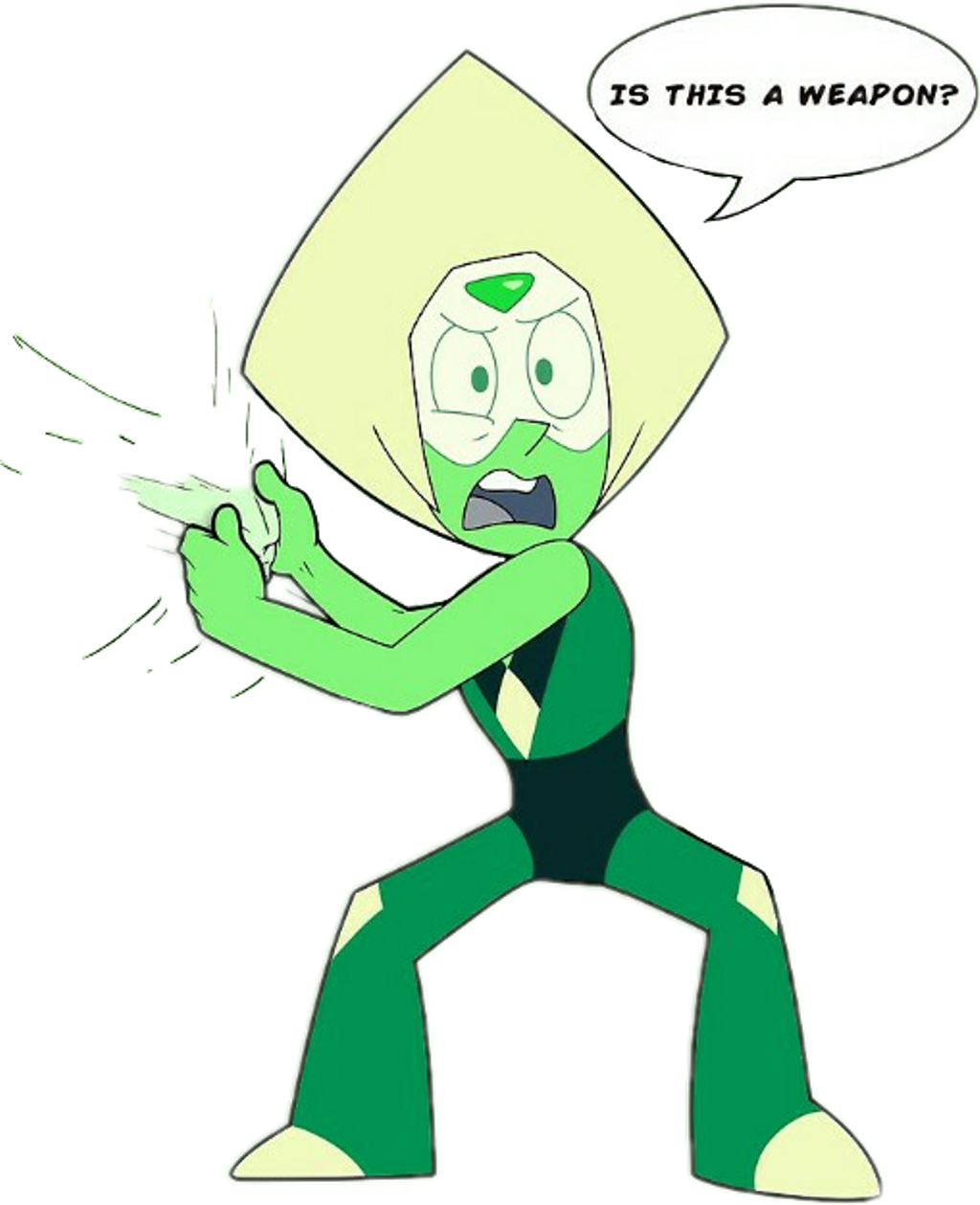 Stevenuniverse Sticker - Steven Universe Peridot Stickers (1024x1259), Png Download