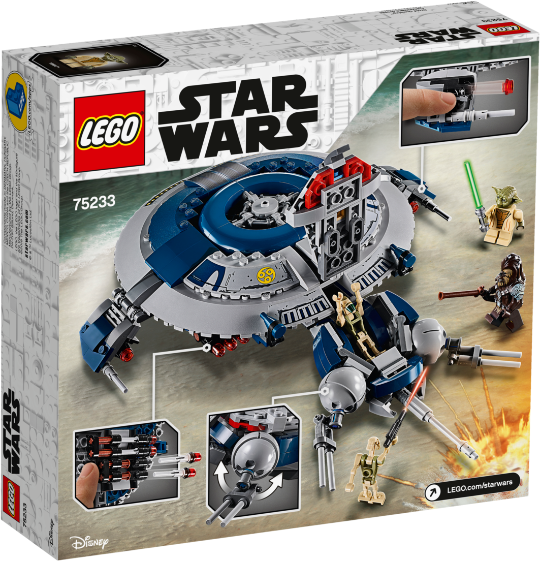 Lego Droid Gunship 75233 (1600x1200), Png Download