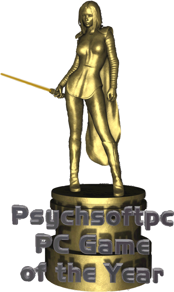 Psychsoftpc Pc Game Of The Year - Statue (700x1000), Png Download
