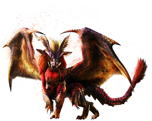 Red Or Desert Manticore Created By The Ill-advised - Monster Hunter World Teostra (640x513), Png Download