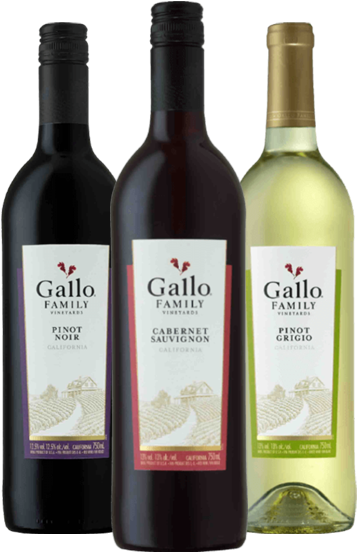 Gallo Family Vineyards - Gallo Family Pinot Grigio (500x640), Png Download