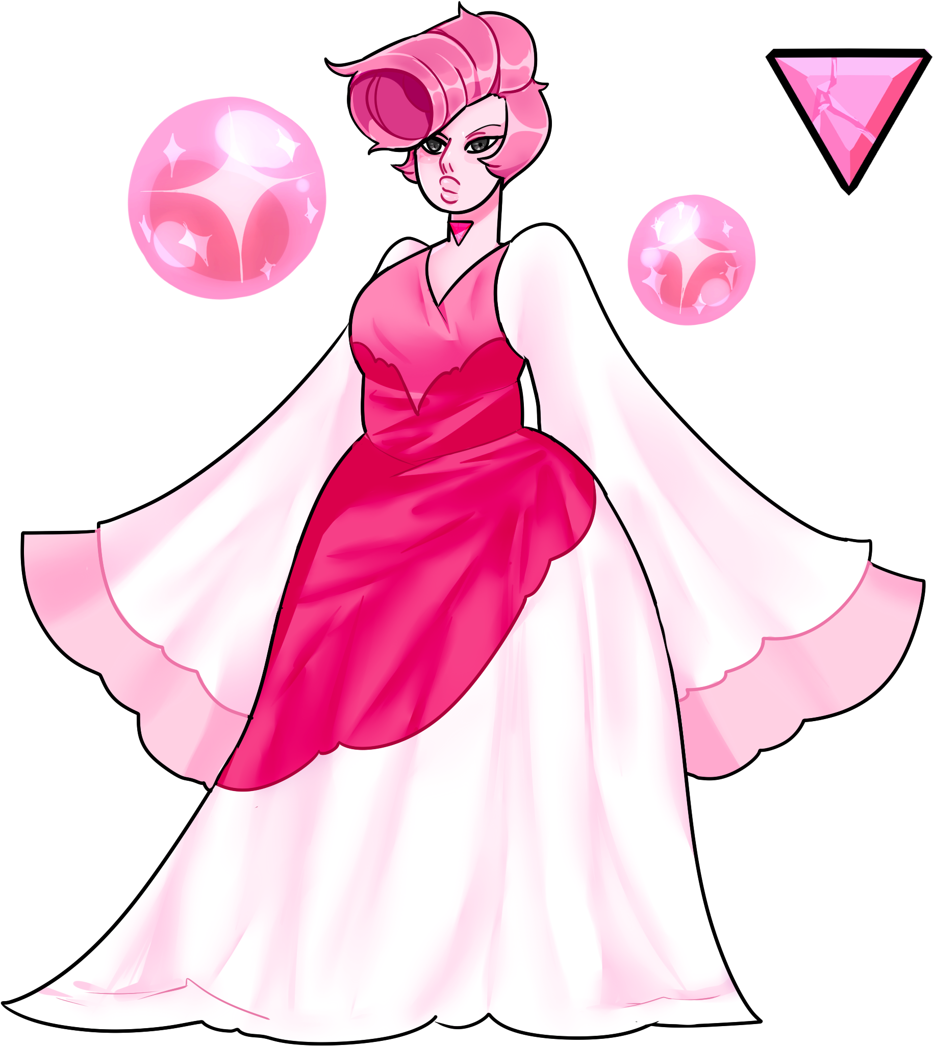 Details - Steven Universe Rose Quartz Ocs (2128x2128), Png Download