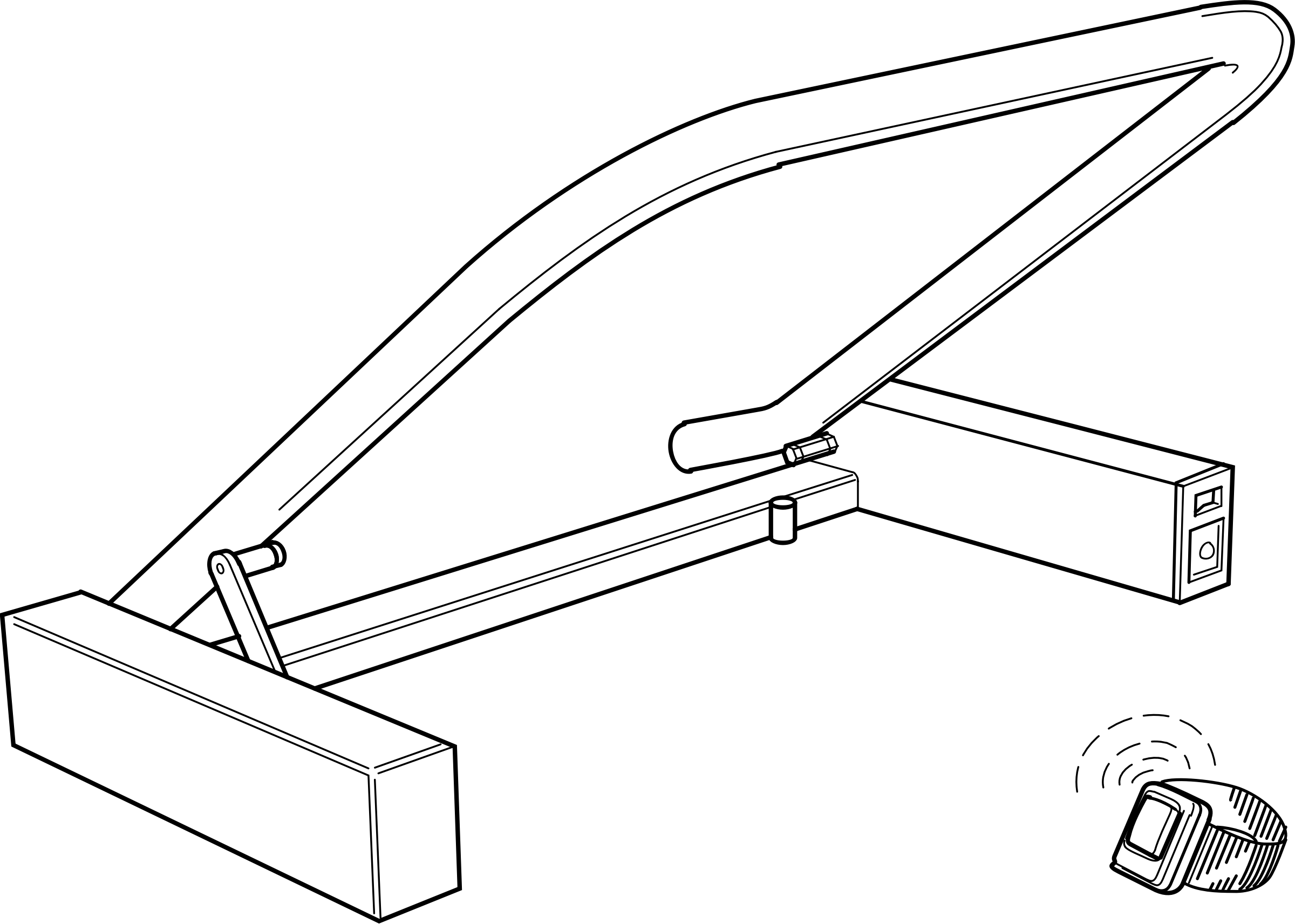 This Free Icons Png Design Of Wireless Electronic Motorcycle (2400x1713), Png Download