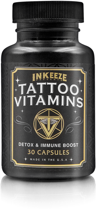 Tattoo Vitamins - 30 Caps - Cosmetics (768x768), Png Download