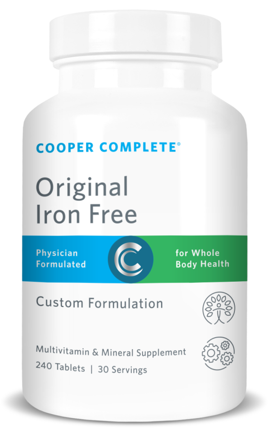 Original Multivitamin Iron Free Cooper Complete - Nutraceutical (600x890), Png Download