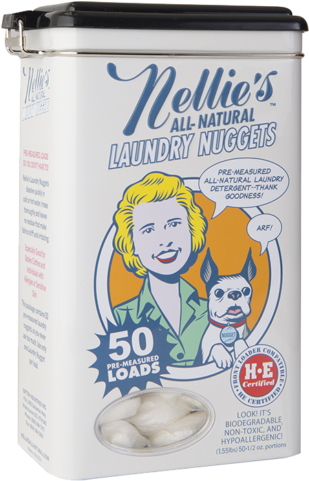 Nellie's All Natural Laundry Nuggets (532x730), Png Download