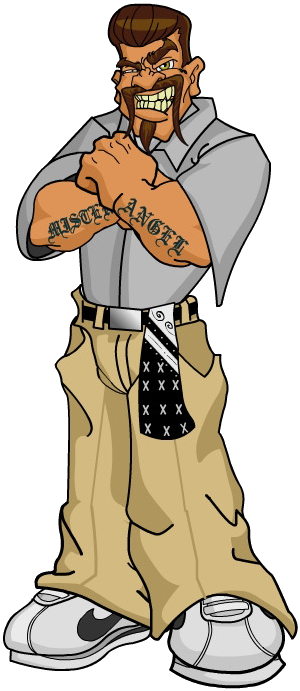 Angel - Ed And Angel Nutshack (329x707), Png Download