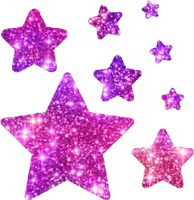 Stars Created By Me Interesting Art Stars Glitter Spark - Sparkle Stars Transparent (1024x1024), Png Download