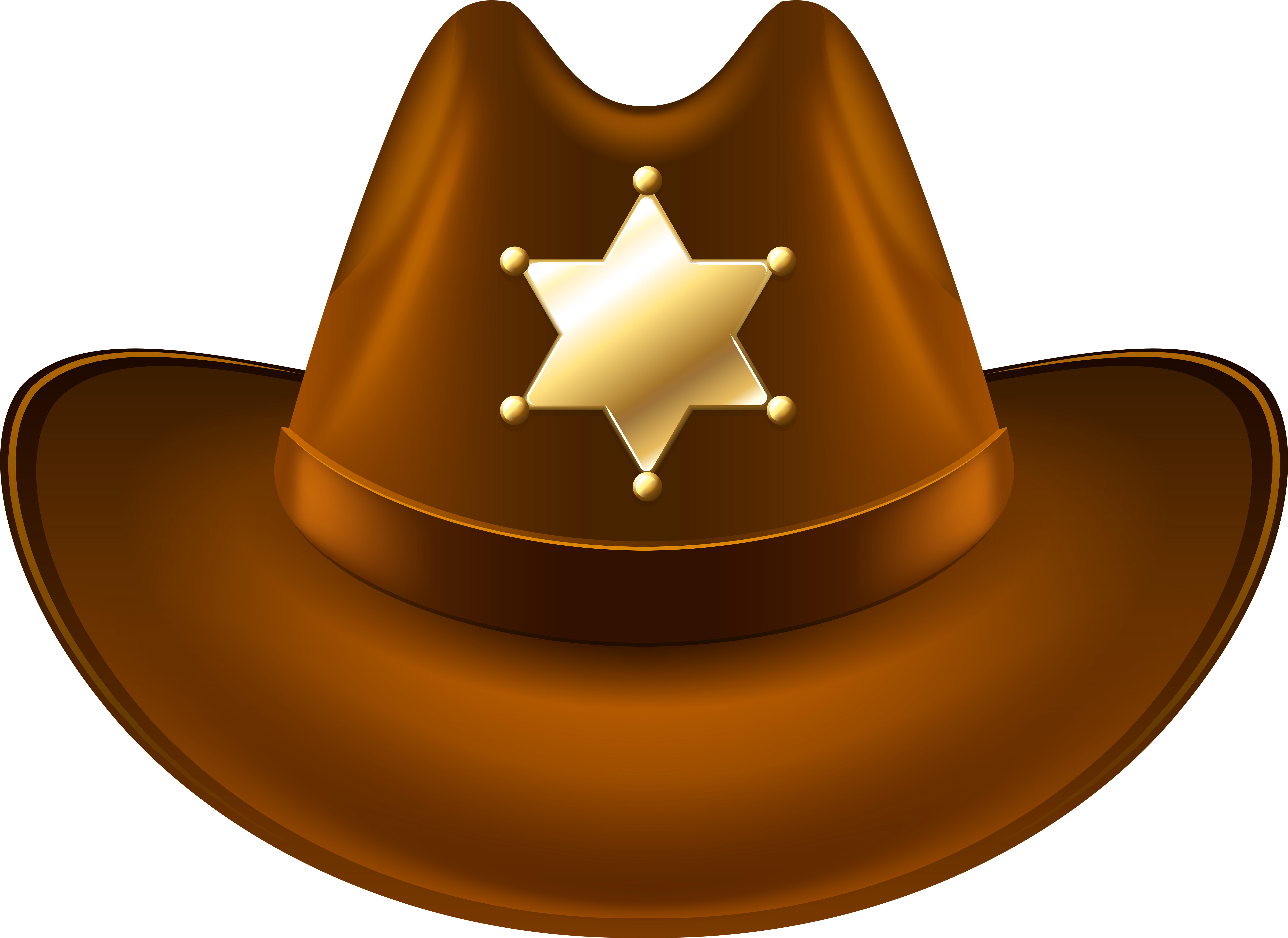 Transparent Background Cowboy Hat Clipart (8000x5827), Png Download