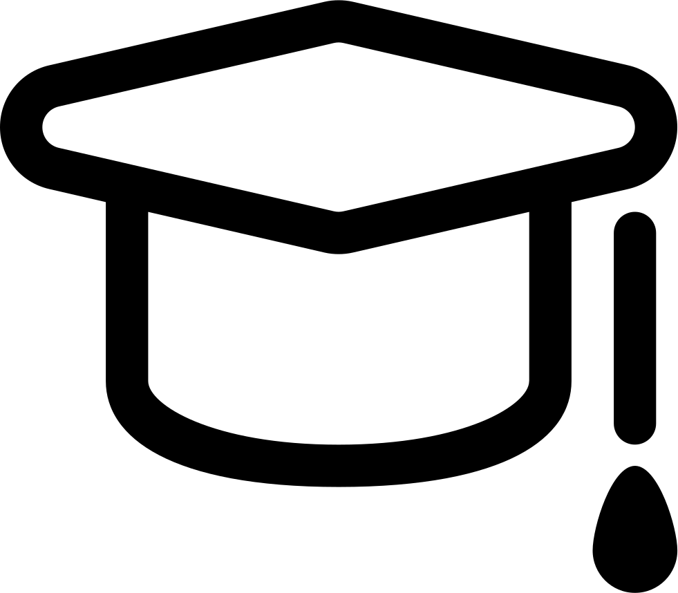 Study Graduation Hat College - Study Icon (981x858), Png Download