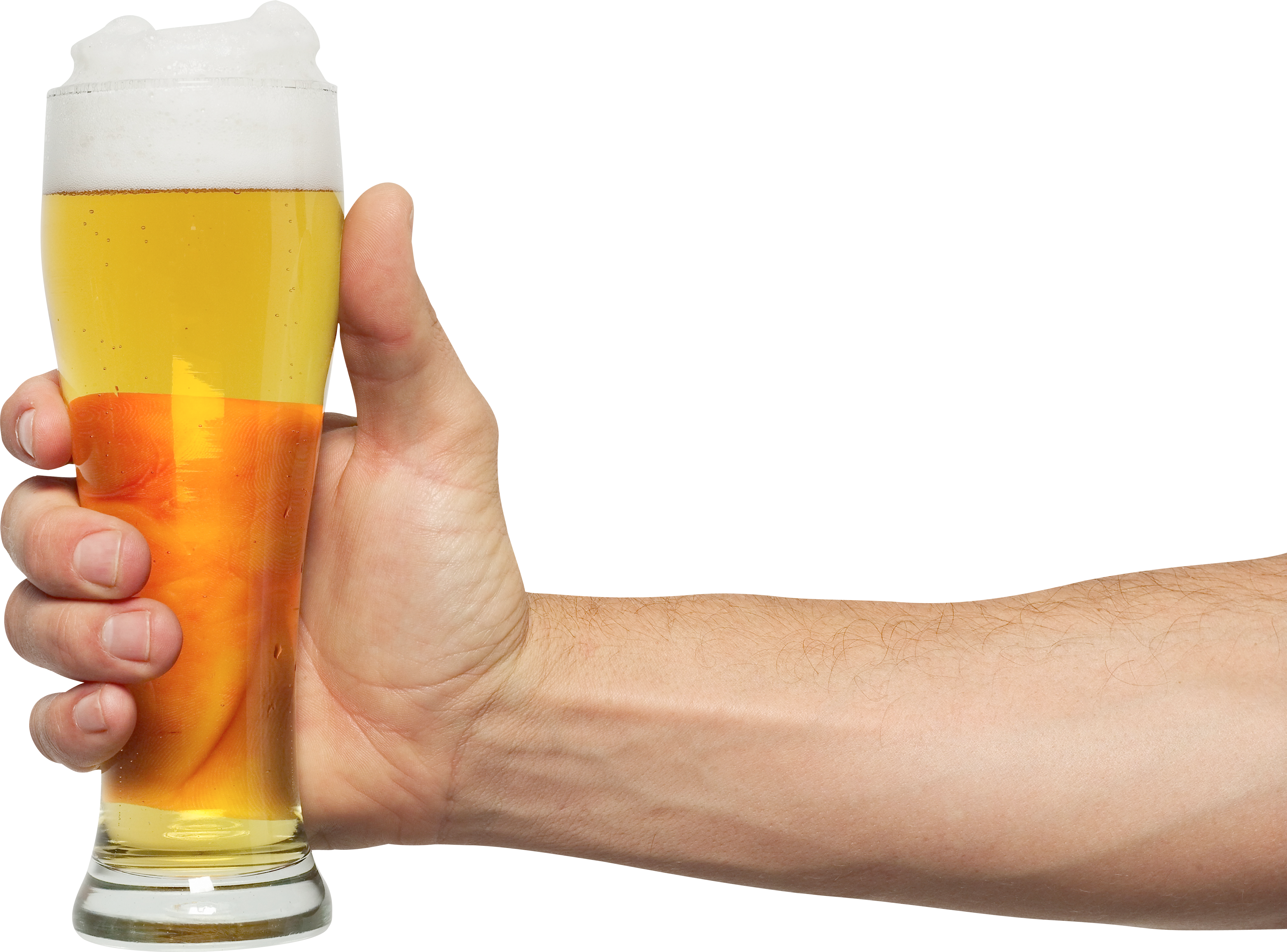 Pint Png Stickpng Download - Holding Beer Png (3000x2219), Png Download