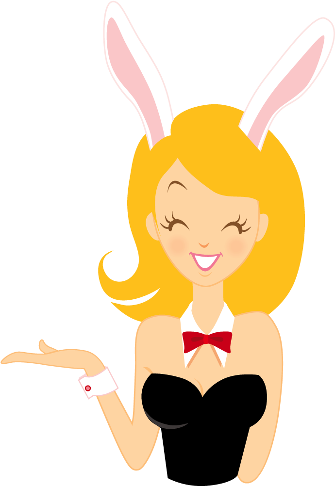 Download Png Ico Icns - 兔女郎 卡通 (1024x1024), Png Download