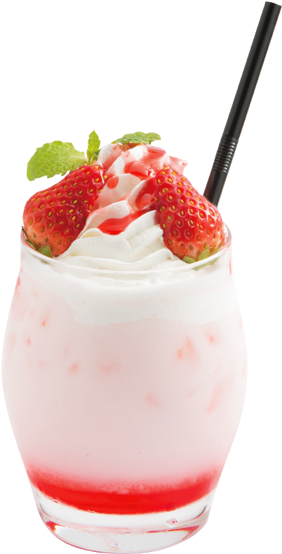 Ec White Mage Strawberry Milk - Drink (600x800), Png Download