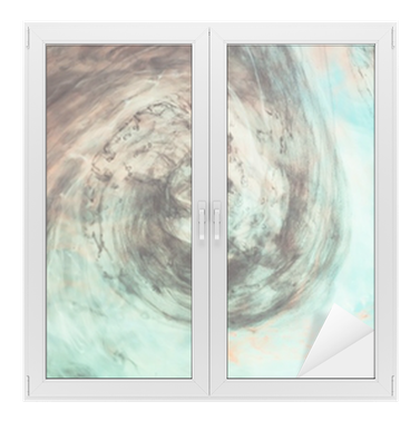 Dark Watercolor In Water With Small Pieces Of Paint - Watercolor Painting (400x400), Png Download