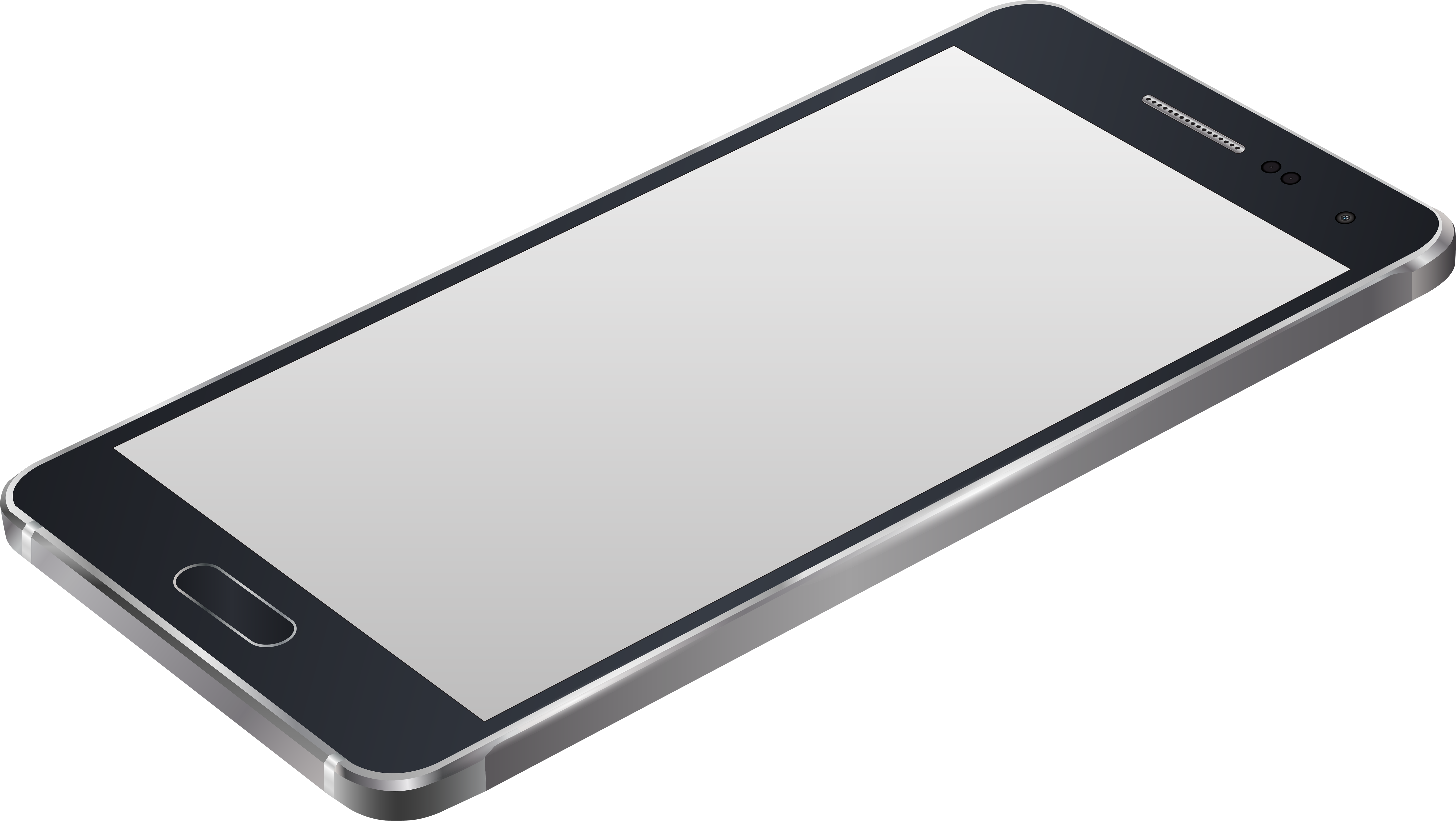 Grey Smartphone Png Clip Art Image - Best Mobile Png (6000x3382), Png Download
