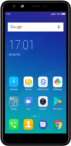 Xtream 1 Plus - Evercoss M53 Black (594x480), Png Download