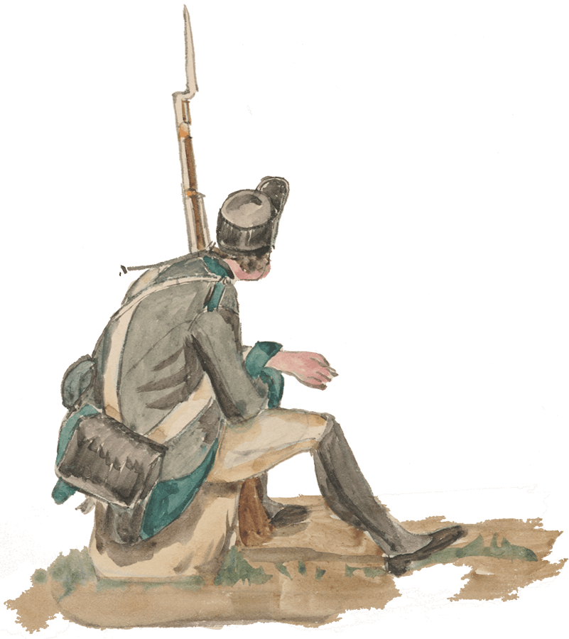 Watercolor Pioneer, C - Watercolor Painting (801x900), Png Download