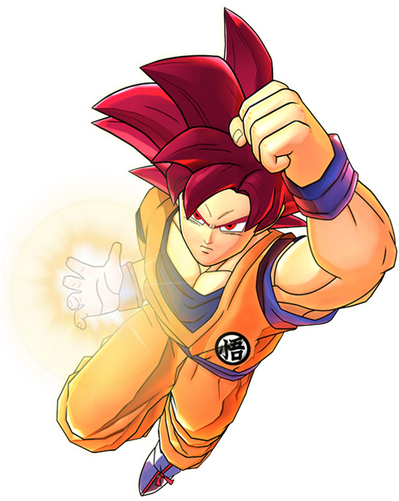 Goku - Dragon Ball Z Battle Of Z Goku Ssj (398x526), Png Download