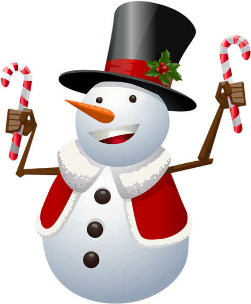 Snowman Png Transparent Clip Art Image - Snowman Png (500x600), Png Download
