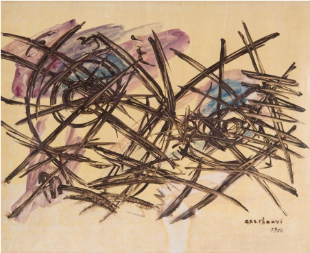 Composition, - Jilali Gharbaoui (500x600), Png Download