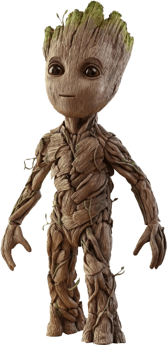 Marvel Groot Sixth Scale Figure By Hot Toys - Guardians Of The Galaxy Groot (480x992), Png Download