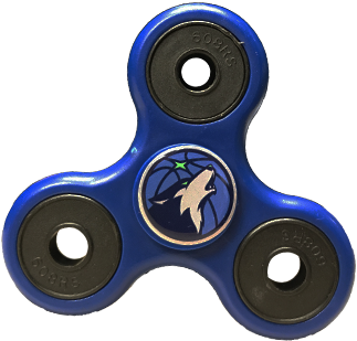 Minnesota Timberwolves Fidget Spinner - Obj 3d Fidget Spinner Model (500x667), Png Download