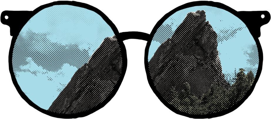 Glasses - Eye Shadow (1000x1000), Png Download