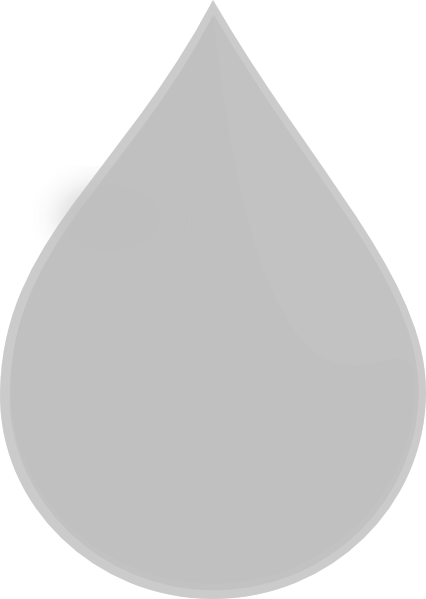 How To Set Use Grey Water Drop Clipart (426x599), Png Download