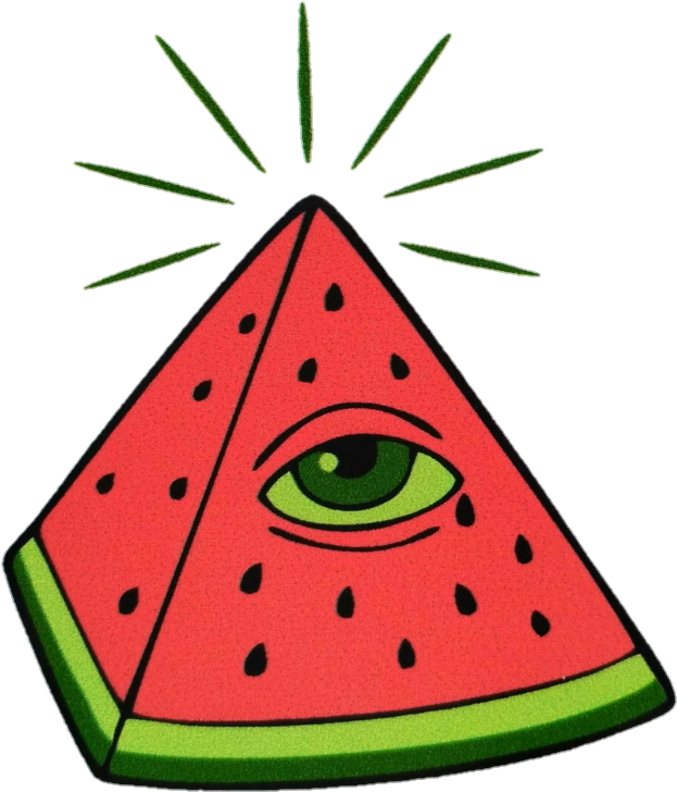 Watermelon Png Tumblr Clipart Royalty Free Stock - Illuminati Png (972x995), Png Download