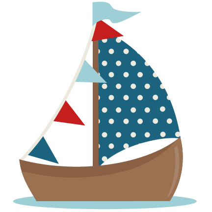 Sailboat Svg Cutting File For Scrapbooking Sailboat - Cute Sail Boat (432x432), Png Download