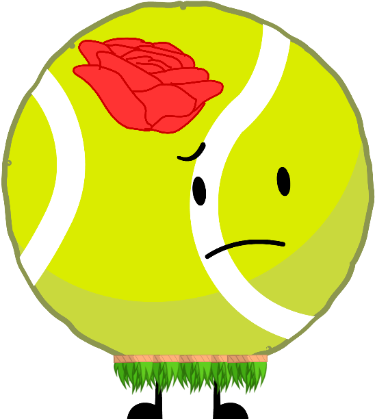 Hawaii Tennis Ball - Bfdi Tennis Ball Girl (612x612), Png Download
