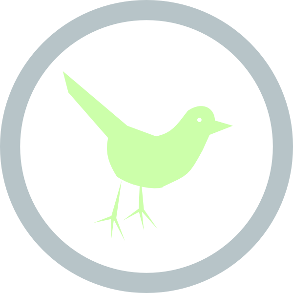 Twitter Icon Circle Svg Clip Arts 600 X 600 Px (600x600), Png Download