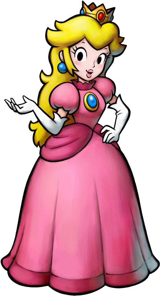 Mario And Luigi, Mario Bros, Princess Peach, Bowser, - Princess Peach (600x980), Png Download