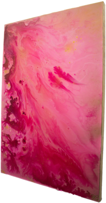 Fairy Floss Vomit 20" X 30" Original Painting - Painting (453x480), Png Download