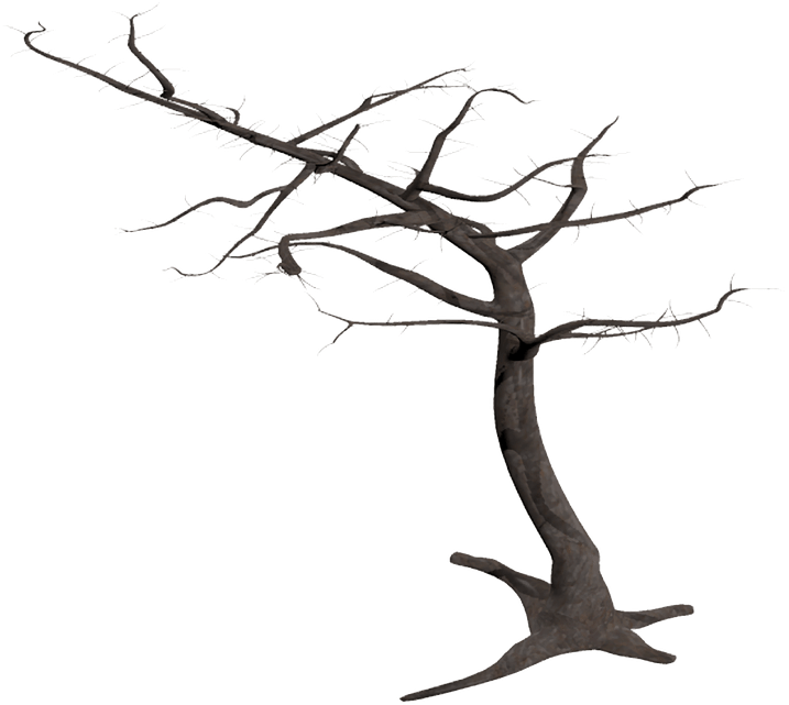 Dead Tree In Wind - Clip Art (1280x1073), Png Download