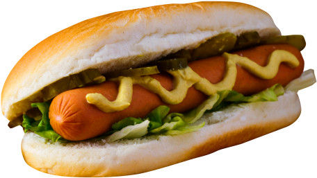 Hot Dog Png Transparent Image - Hot Dog Png Transparent (500x318), Png Download