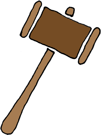 Svg Free Court Mallet Kid Clipartix - Court Mallet Clip Art (338x450), Png Download