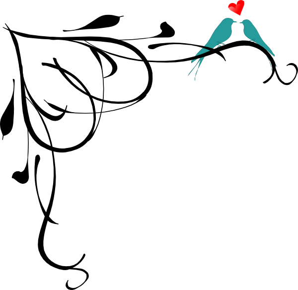 Drawn Lovebird Branch Png - Love Png Image Download (600x584), Png Download