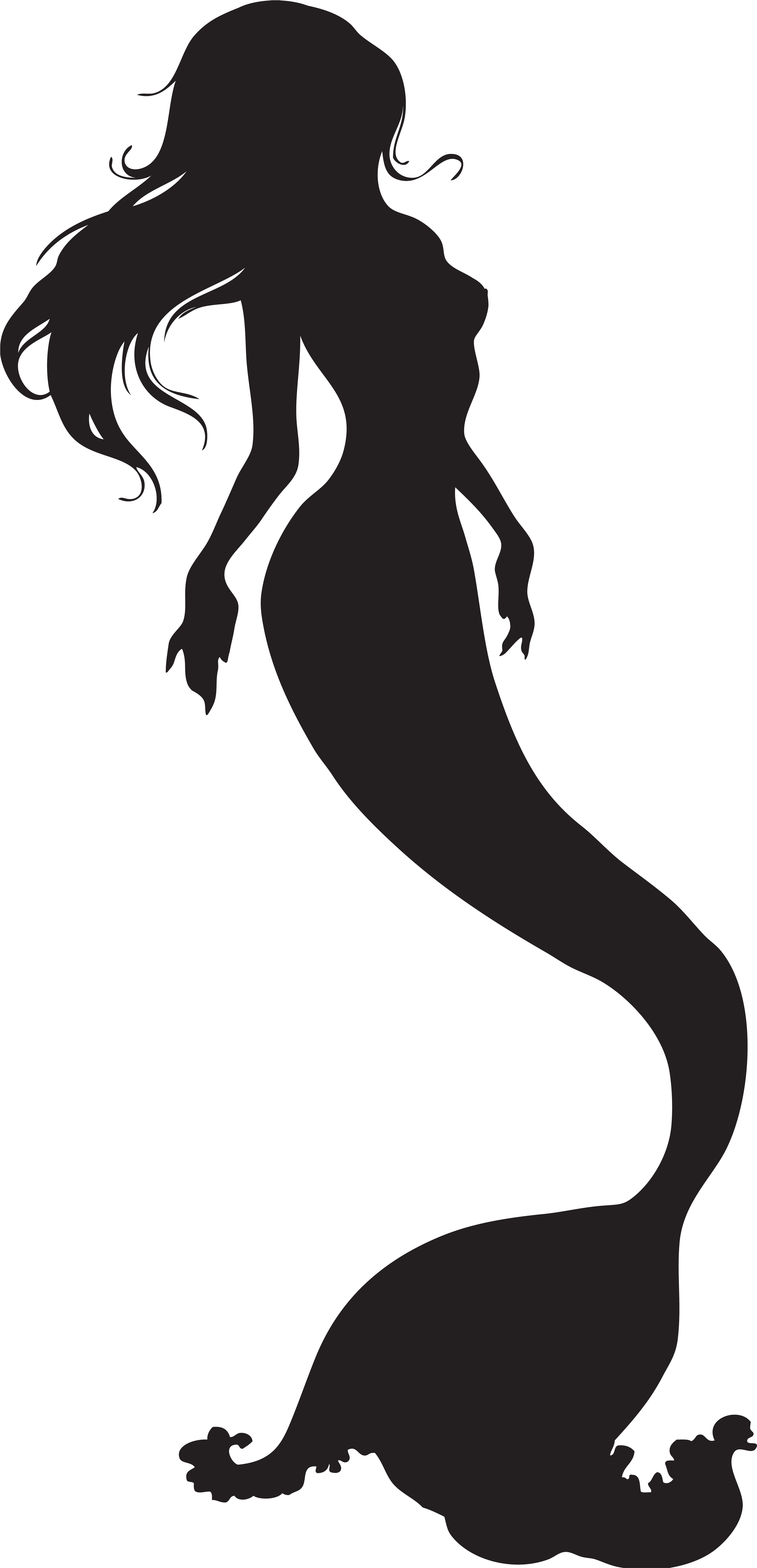 Download Mermaid Silhouette Png Clip Art Image Mermaid Transparent Background Full Size Png Image Pngkit