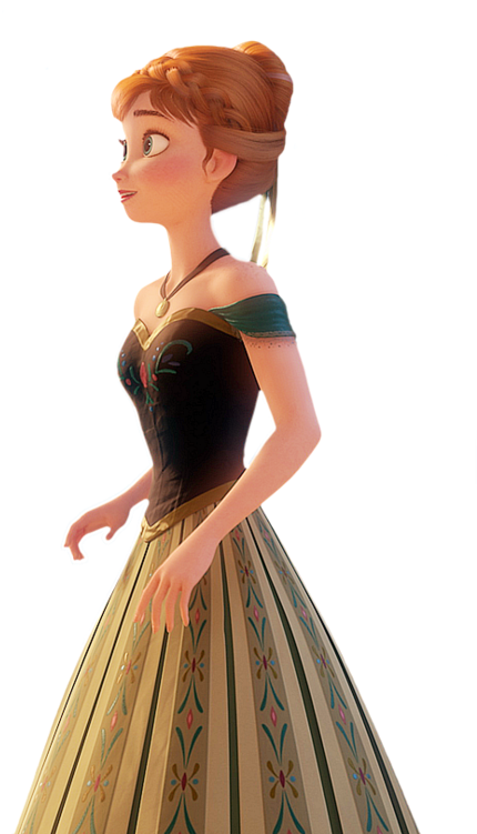 Stella2015 Images Frozen-anna Png Wallpaper And Background - Disney Frozen Anna Green Dress (463x750), Png Download