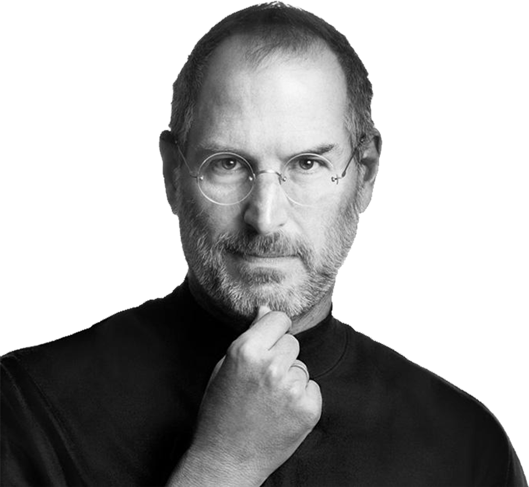 Steve Jobs Thinking Png Image - Steve Jobs (1086x1000), Png Download