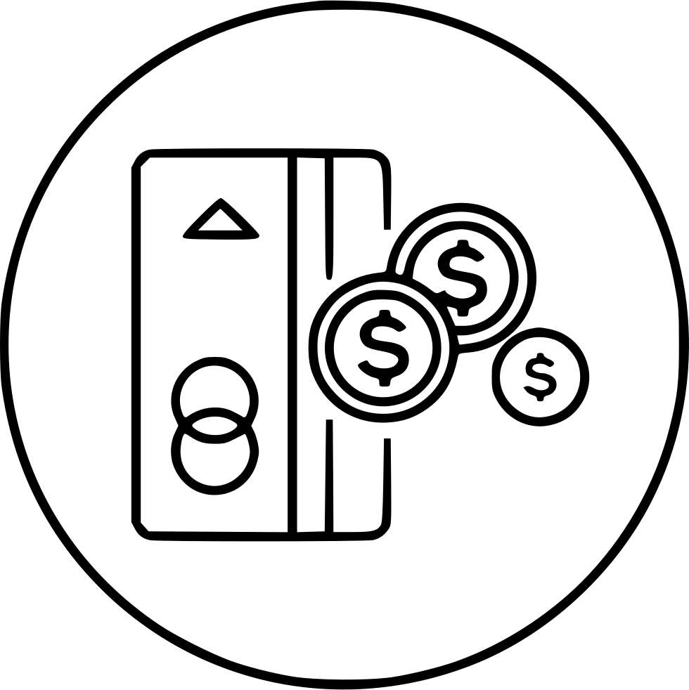 Credit Card Coins Payment Finance Comments - Drawing Credit Card Png (980x982), Png Download