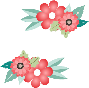 Flower Border, Flower Border，frame, Border, Invitation - Png Border Flower Illustration Vector (360x360), Png Download