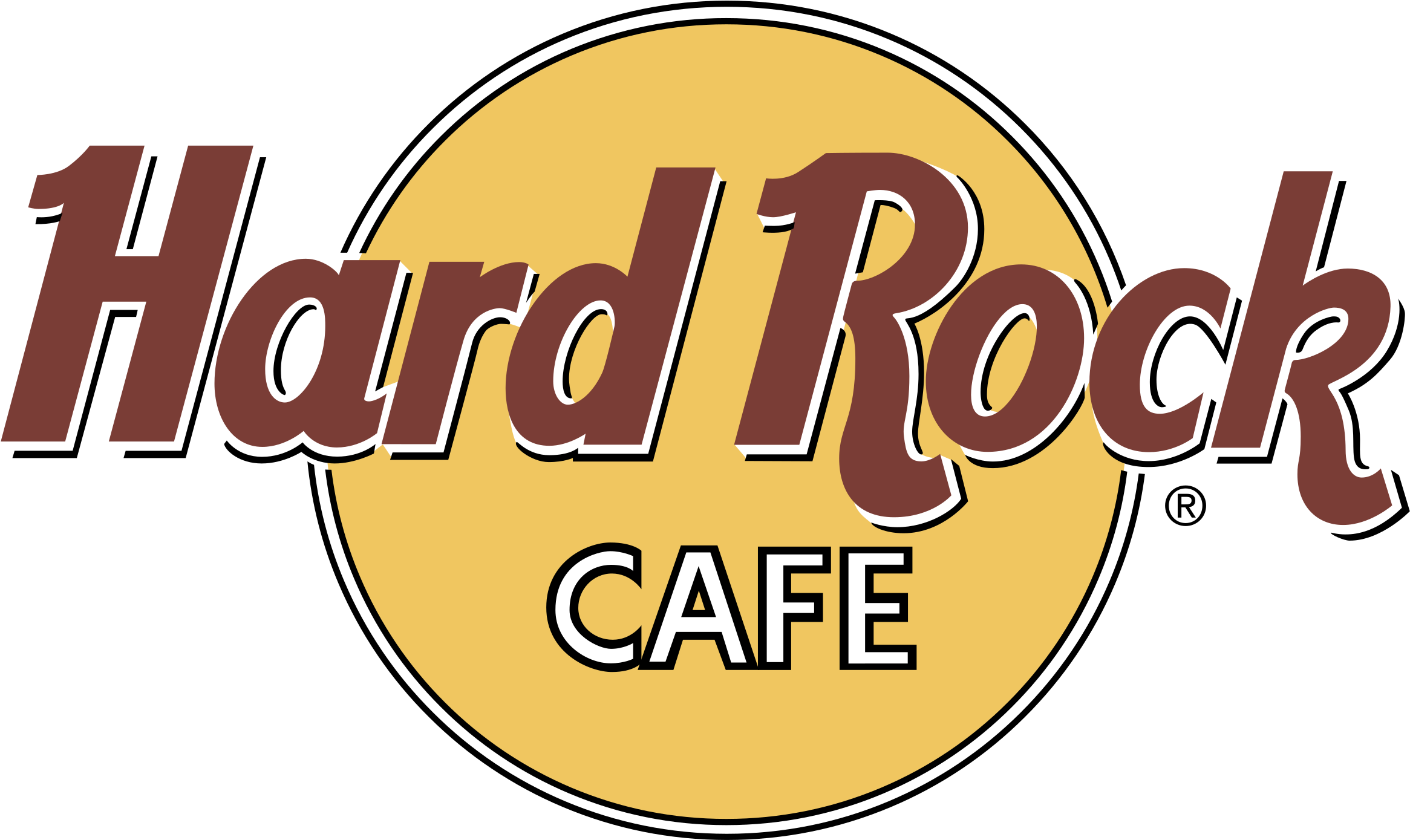 Hard Rock Cafe Logo Png Transparent - Hard Rock Cafe Logo Png (2400x2400), Png Download